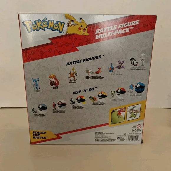 Pokémon Battle Ready Figure Lot of 2 Multi-Packs Jazwares 24 Figures New Sealed